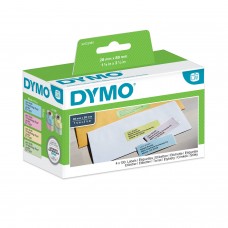 DYMO Etiķetes 28 x 89 mm / 4 krāsas (99011/S0722380)