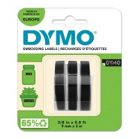 DYMO 3D lente mehāniskajam uzlīmju printerim 9 mm x 3 m (3 gab.) / melna (S0847730)