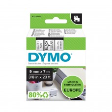 DYMO D1 lente 9 mm x 7 m / melna uz caurspīdīga (40910 / S0720670)