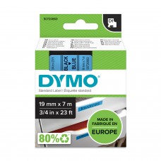 DYMO D1 lente 19 mm x 7 m / melna uz zila (45806 / S0720860)