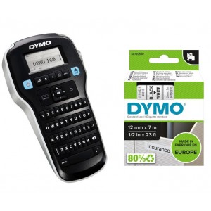 DYMO LabelManager 160 Etiķešu Printeris (S0946340) + D1 12mm x 3m lente