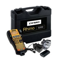 DYMO Rhino 5200 etiķešu printeris (plastmasas korpusā) + 1 gab. Rhino Tape (S0841430)