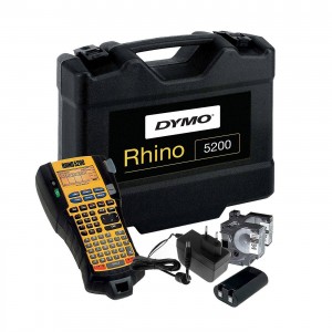 DYMO Rhino 5200 etiķešu printeris (plastmasas korpusā) + 1 gab. Rhino Tape (S0841430) - S0841430