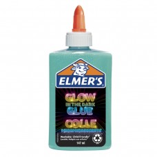 Elmer's Līme Slime zilā krāsā, kas spīd tumsā 147ml - 2162078