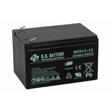 AGM akumulators B.B. Battery BPS 12-12 12V 12Ah T2 priekš UPS APC EVER FIDELTRONIC EATON POWERWARE