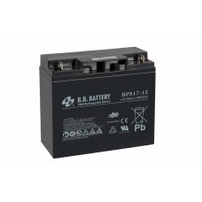 Akumulators AGM B.B. Akumulators BPS 17-12 12V 17Ah B1 ir paredzēta UPS APC EVER FIDELTRONIC EATON POWERWARE