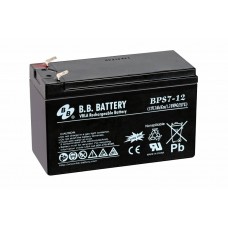 AGM akumulators B.B. Battery BPS 7-12 12V 7,0Ah T2 priekš UPS APC EVER FIDELTRONIC EATON POWERWARE