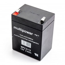 Akumulators Multipower MP2.9-12 12V 2.9Ah AGM bez apkopes