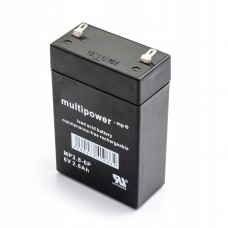 Multipower MP2.8-6P 6V 2,8Ah AGM neuzturīgs akumulators