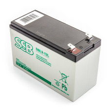 Akumulators AGM SSB SBL9-12 12V 9Ah ir paredzēta UPS APC, Ever, Fideltronik, Eaton Powerware