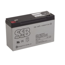 SSB SB 12-6 6V 12Ah AGM neuzturīgs akumulators