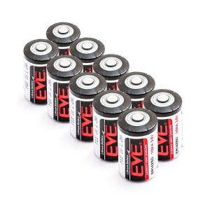 10 x litija baterija EVE ER14250S, ER 14250S 3,6V 1200mAh Li-SOCL2 1/2AA ER1/2AA, SL-350, SL-750, TL-4902, LS14250
