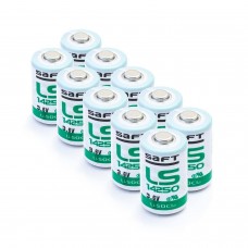 10 x litija akumulators SAFT LS14250 3,6V 1200mAh Li-SOCl2 1/2AA, ER14250S, SL-350, SL-750, XL-050FL, TL-4902, TL-5902