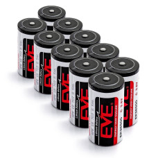 10 x Akumulators litija EVE ER26500S 3,6V 8500mAh - LiSOCL2 C, LS26500, SL-770, TL-2200, TL-4920, XL-140F