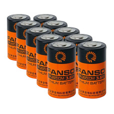 10 x FANSO ER26500M 3,6 V C Li-SOCL2 litija baterijas - SW-C02, LSH14, TLH-5920, LSH14CNR, SL-770, SL-2770, LS2600