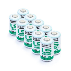 10 x Akumulators litija SAFT LS14250 3,6V 1200mAh Li-SOCl2 1/2AA, ER14250S, SL-350, SL-750, XL-050FL, TL-4902, TL-5902