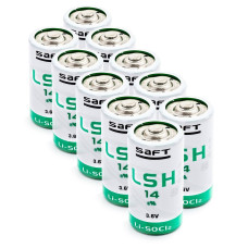 10 x Akumulators litija SAFT LSH14 / STD C 3,6V LiSOCl2 rozmiar C wysokoprądowa - TLH-5920, SW-C01/FF, ER26500M, SL-770, SL-2770