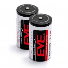 2 x litija EVE ER26500 3,6 V 8500 mAh akumulators - LiSOCL2 C, LS26500, SL-770, TL-2200, TL-4920, XL-140F
