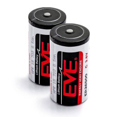 2 x Akumulators litija EVE ER26500 3,6V 8500mAh - LiSOCL2 C, LS26500, SL-770, TL-2200, TL-4920, XL-140F
