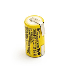 Akumulators litija Panasonic BR-2/3A ar cilnēm 3V 1200mAh - C-2/3R8L, BR17335 , CR17335, CR17335SE