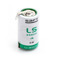 Saft LS33600CNR 3.6V17Ah litija akumulators - Multical 66C siltuma skaitītājam