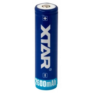 Akumulators Xtar 18650 3,7V 2600mAh Li-Ion ar aizsardzību