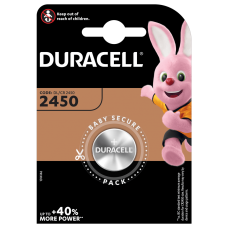 Akumulators litija Duracell CR2450 3 V DL2450, ECR2450, 2450