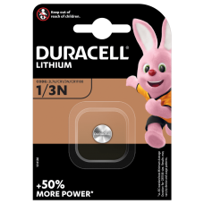 Duracell K58L, CR1/3N, 1/3N, 2L76, DL1/3N, CR11108, 2LR76, U2L76 3V litija baterijas.