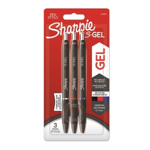 Pildspalvas komplekts Sharpie S-GEL 3-PACK melns, zils, sarkans - 2136596