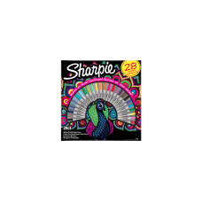 Marķieris Sharpie Fine 28 krāsu komplekts - nagains - 2058158