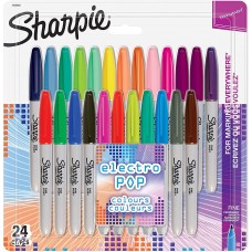 Sharpie Fine Electro Pop marķieru komplekts 24 krāsas - 1940862
