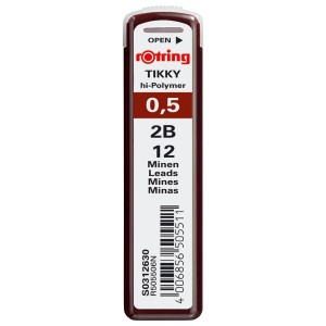 Grafīts Rotring Tikky 0,5mm 2B - S0312630