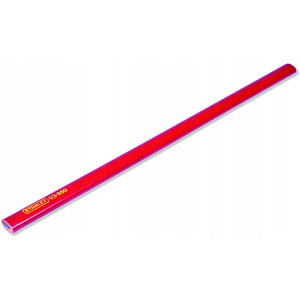 STANLEY galdniecības zīmulis sarkans HB 176 mm 1-03-850