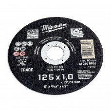 Milwaukee metāla griešanas disks 125 x 1 x 22,2 mm 4932479578