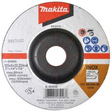 Metāla slīpēšanas disks 125x6mm Inox Makita A-80656