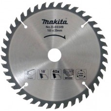 Griešanas disks 165x20mm 40 zobi Makita D-03349
