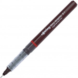 Pildspalva Zīmēšanai / rasēšanai Rotring Tikky Graphic 0,1 mm - 1904750