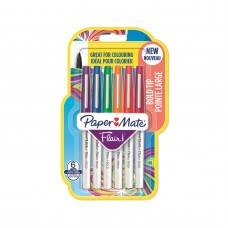 Pildspalvas komplekts PaperMate Flair Bold 6 (1,2 mm) - 2138472