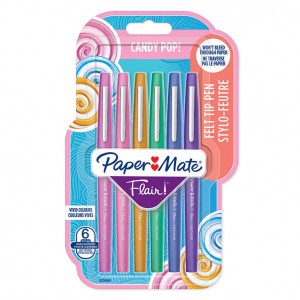 Pildspalvas komplekts PaperMate Flair Candy Pop 6 - 2028899