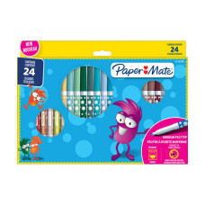 Mazgājamie PaperMate marķieri 24 krāsas
