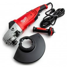 Leņķa slīpmašīna 230 mm diametrs, 2200 W, AVS pretvibrācijas sistēma, Milwaukee lāpstiņslēdzis 4933431850