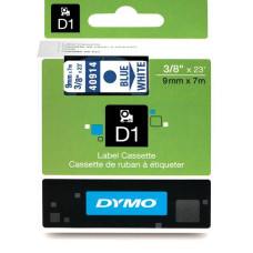 DYMO D1 Lente 9mm x 7m / zils uz baltas (40914 / S0720690)