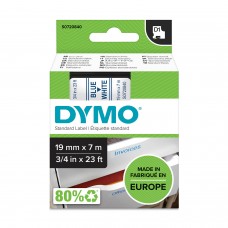 DYMO D1 objektīvs 19 mm x 7 m / zila uz balta (45804 / S0720840)