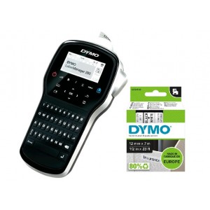 DYMO LabelManager 280 uzlīmju printeris (USB savienojums) (S0968940/S0968920) + D1 12mm x 7m lente - S0968940