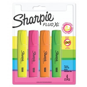 Sharpie marķieri Fluo XL 4 gab. - 1825662