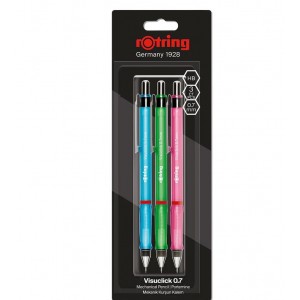 Rotring Visuclick 0.7 mehāniskais zīmulis 3 gab. - 2102715
