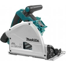 Makita DSP600ZJ akumulatora rokas ripzāģis - iegremdējamais ripzāģis 2 x 18V 165mm MAKPAC korpusā