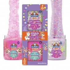 Gatavi SLIME ELMERS Party Animals skrūvējamā traukā 2x 236 ml - 2162070