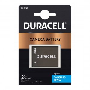 Duracell DR9947 3,7 V 700 mAh Li-Ion akumulators - Samsung BP-70A, BP70, BP70A, BP70EP, SLB-70A