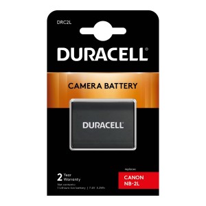 Akumulators Duracell DRC2L 7.4V 700mAh Li-Ion Canon BP-2L5, BP-2LH, NB-2L, NB-2LH, Elura, IVIS, IXY, LEGRIA, Optura, PowerShot, VIXIA